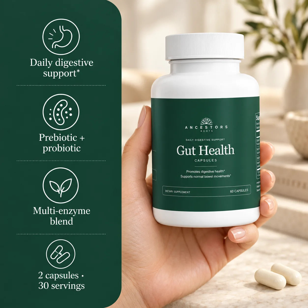 Ancestors Roots Gut Health — daily benefits